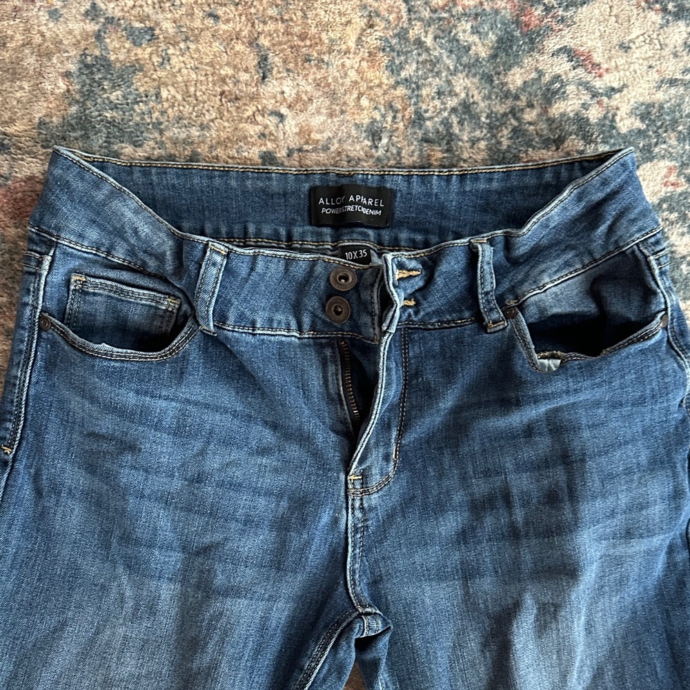 ALLOY Women's Deep Blue Skinny Jeans